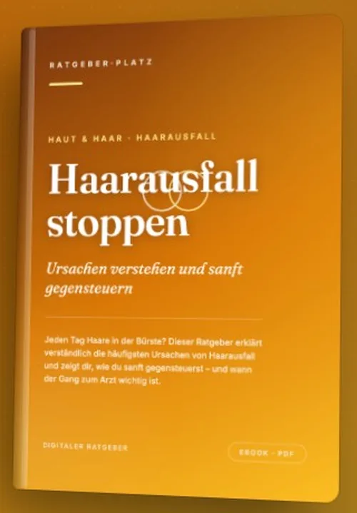 Titelbild des eBooks „Haarausfall stoppen“ von RatgeberPlatz