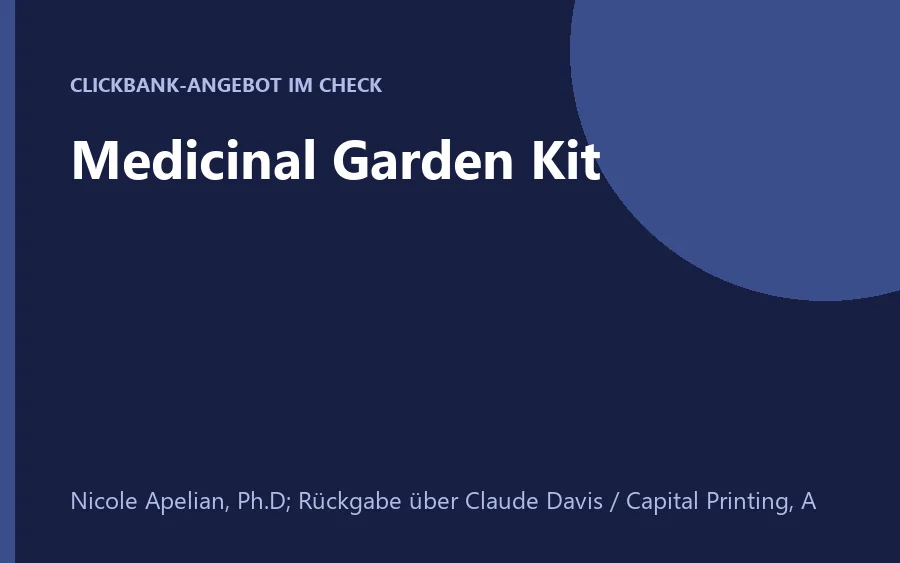 Samentüten und Kräuterführer des Heilpflanzen-Garten-Sets