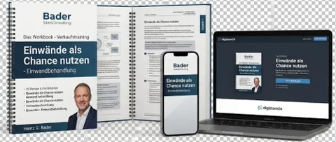 Produktbild Workbook Einwände als Chance nutzen von Heinz G. Bader