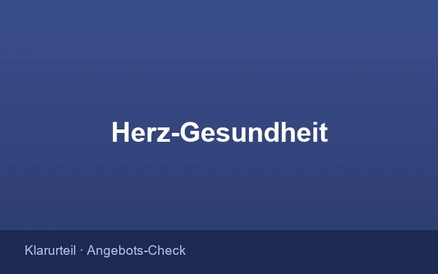 Bestellformular des Online-Video-Seminars Herz-Gesundheit