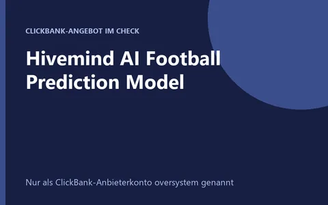 Hivemind AI Fußball-Vorhersagemodell Dashboard-Grafik