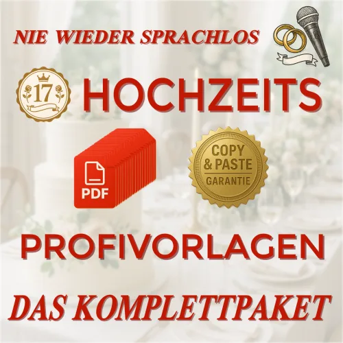 Produktbild Hochzeitsreden-Bundle Nie wieder sprachlos