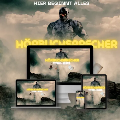 Bestellformular des Hörbuchsprecher Titan Onlinekurses
