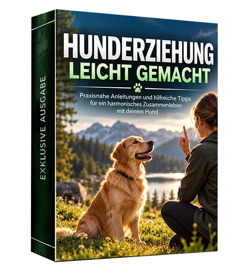 Cover des E-Books Hunderziehung leicht gemacht mit Golden Retriever und Hundehalterin
