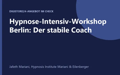 Ankündigungsbild des Hypnose-Intensiv-Workshops in Berlin