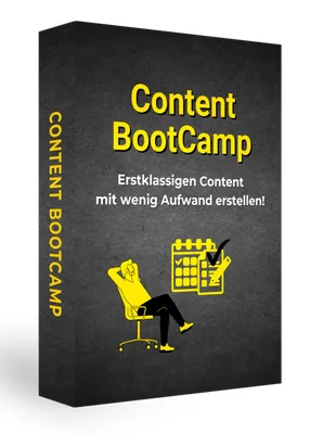 Bestellformular des Online-Kurses IG Content BootCamp