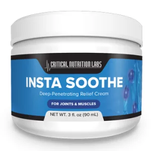 Flasche der Schmerzcreme Insta Soothe