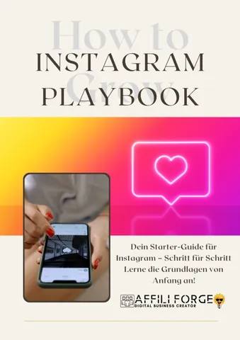 Produktbild von Instagram Playbook von AffiliForge