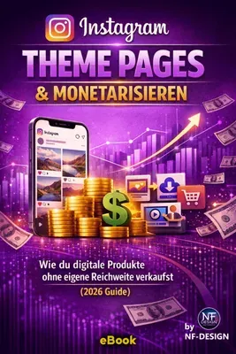 Produktbild eBook Instagram Theme Pages aufbauen und monetarisieren (NF-DESIGN)