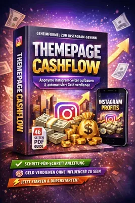 Produktbild INSTAGRAM THEMEPAGE FORMEL: Anleitung zum Geldverdienen mit Instagram