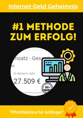 Bestellformular des E-Books Internet Geld Geheimnis
