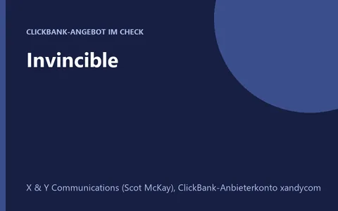 Audioprogramm Invincible von Scot McKay