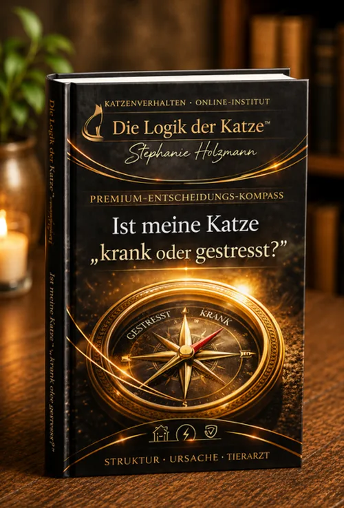 Titelbild des E-Books Premium Entscheidungs-Kompass: Ist meine Katze krank oder gestresst? der Marke Die Logik der Katze