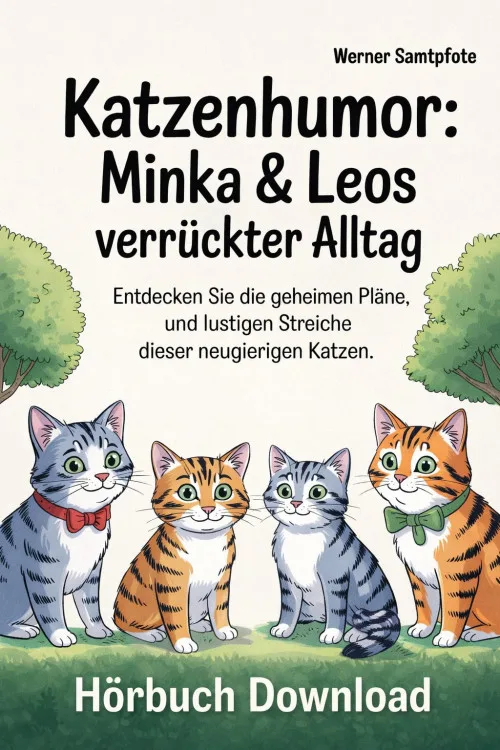 Cover des Hörbuchs Katzenhumor mit Minka und Leo