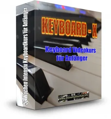 Produktbild Keyboard X Kurs: Spielen lernen für Anfänger