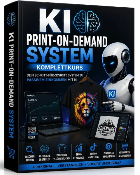 Produktbild KI Print-on-Demand System
