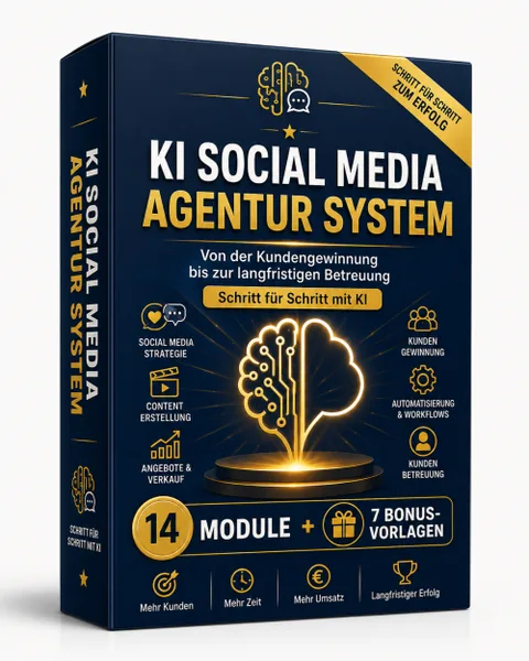 Produktbild KI Social Media Agentur System