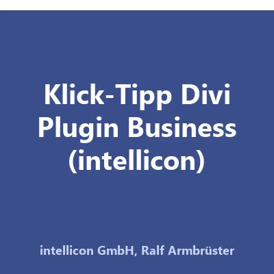 Produktbild Klick-Tipp Divi Plugin Business (intellicon)