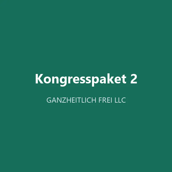 Produktbild Kongresspaket 2 (Ganzheitlich Frei, 16 Interviews)