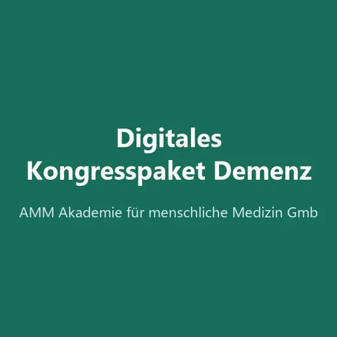 Produktbild Digitales Kongresspaket Demenz (AMM, Kongress 2016)