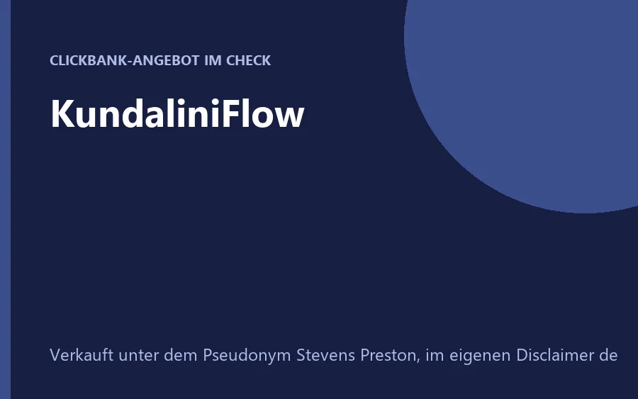 Produktbild KundaliniFlow Nahrungsergänzungsmittel