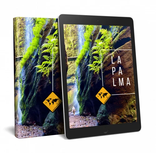 Cover des La Palma Bildbands auf Tablet und Smartphone
