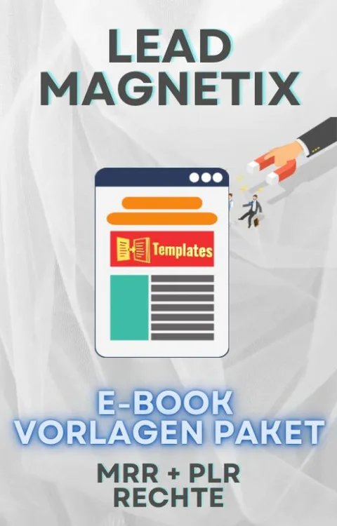 Produktbild Leadmagnetix Ebook-Vorlagen Paket für Canva