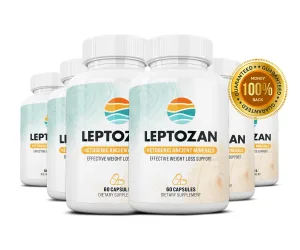 Titelbild zu den Leptozan-Kapseln mit Mineralien aus dem Toten Meer, 6er-Set