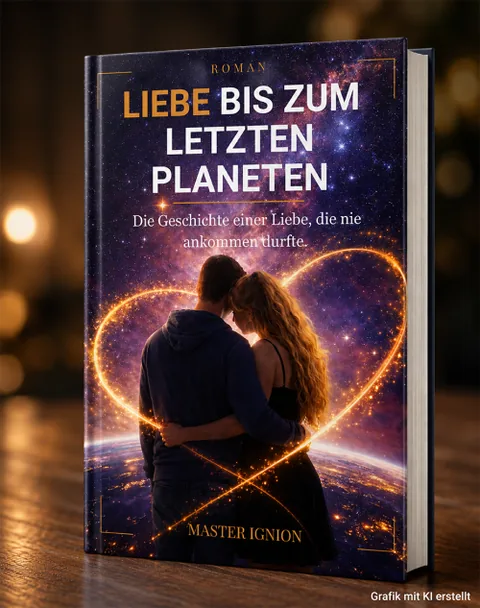 Cover des Romans Liebe bis zum letzten Planeten von MASTER IGNION