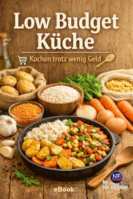Produktbild E-Book: Low Budget Küche, Kochen trotz wenig Geld