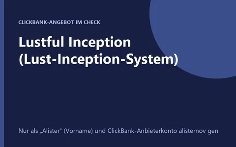 Produktbild Lustful Inception