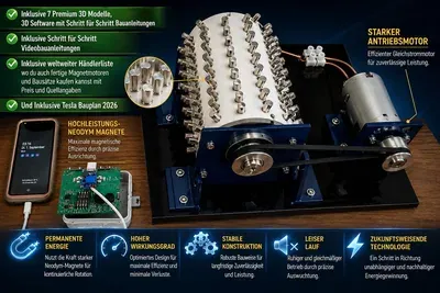 Produktbild Magnetmotor selber bauen (Komplettpaket 2026)