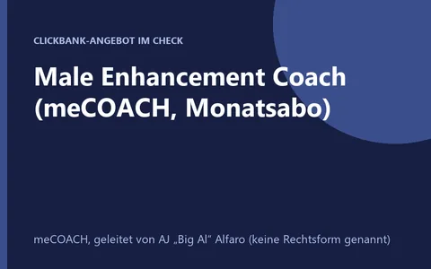 Bild zum Coaching-Angebot Male Enhancement Coach
