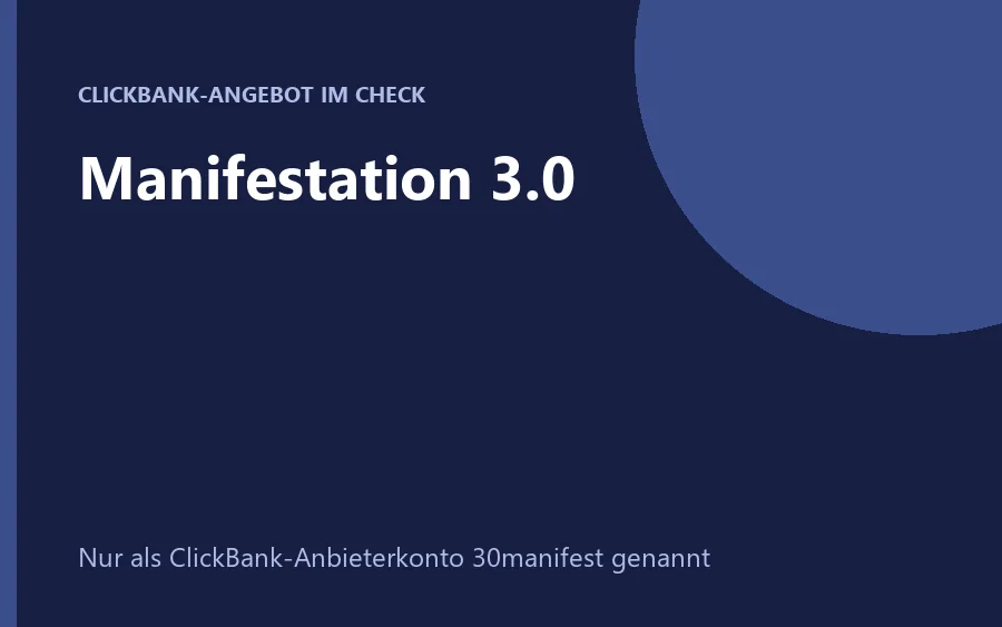 Startseite des Manifestation-3.0-Quiz