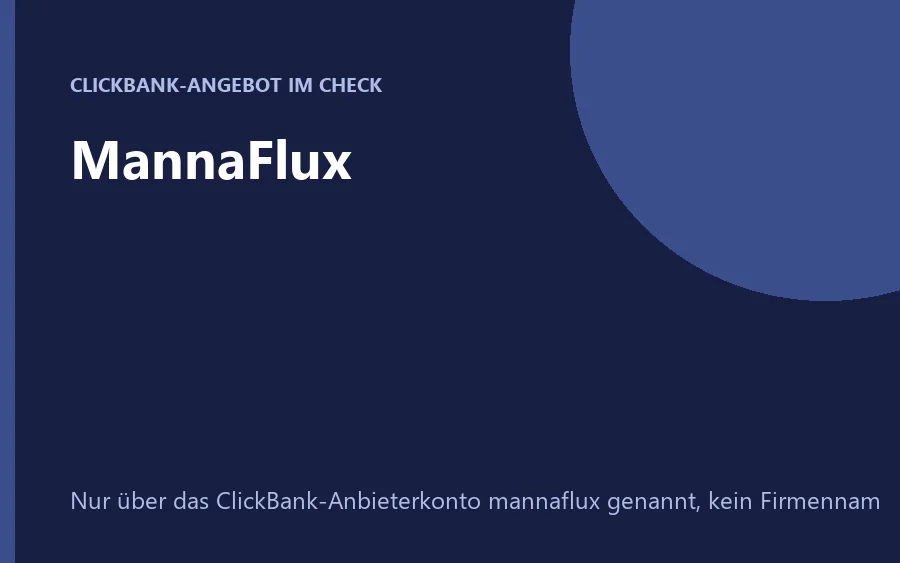 Produktbild MannaFlux flüssiges Nahrungsergänzungsmittel