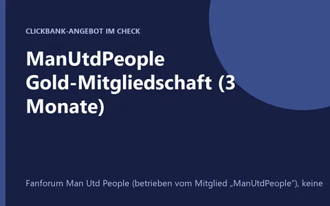 Produktbild ManUtdPeople Gold-Mitgliedschaft