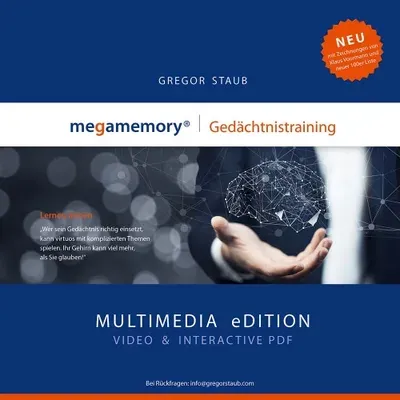 Produktbild megamemory: Der komplette Selbstlehrgang (Gregor Staub)