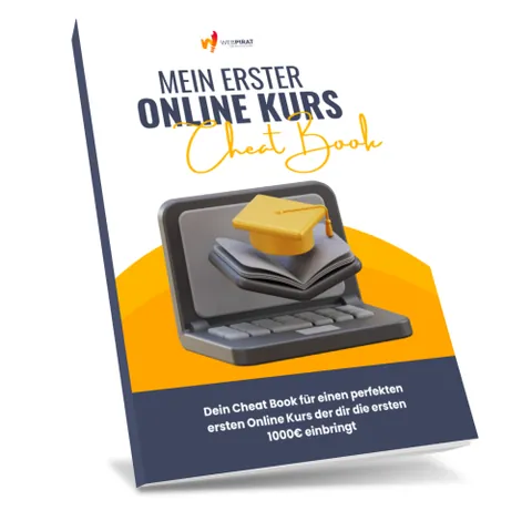 E-Book-Cover Mein erster Online Kurs Cheat Book