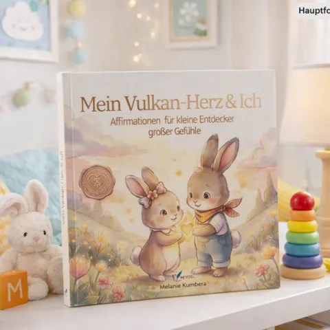 Titel des Kinder-E-Books Mein Herzvulkan und Ich