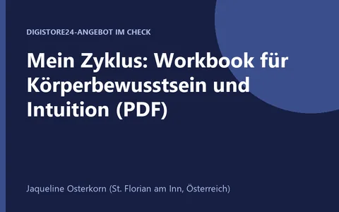 Produktbild Workbook Mein Zyklus