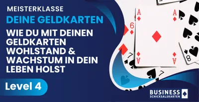 Produktbild Meisterklasse Geld-Karten (Business Schicksalskarten, René Rink)