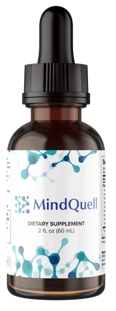 Flasche des Nahrungsergänzungsmittels MindQuell