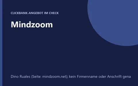 Produktbild Mindzoom Software