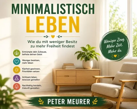 Buchcover Minimalistisch leben