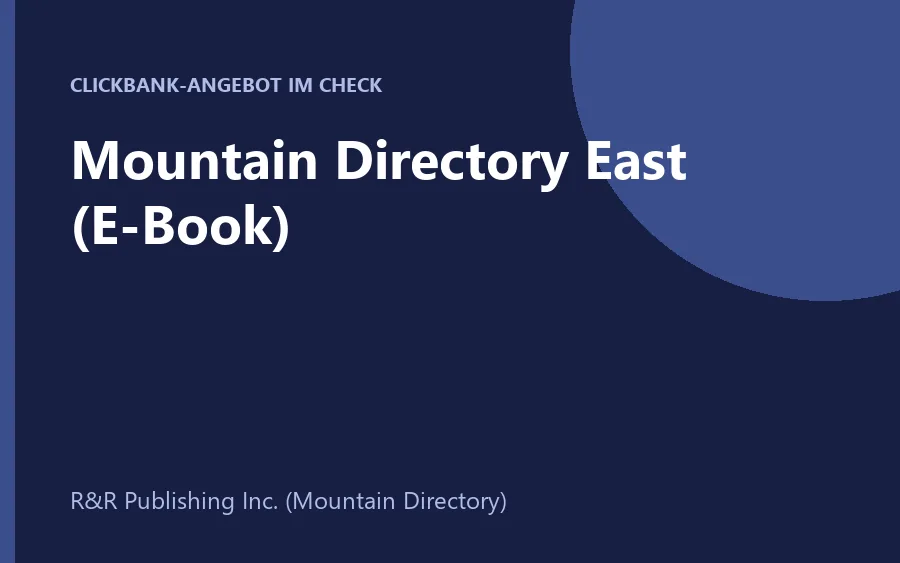 Logo Mountain Directory E-Book für Lkw-, Wohnmobil- und Wohnwagenfahrer