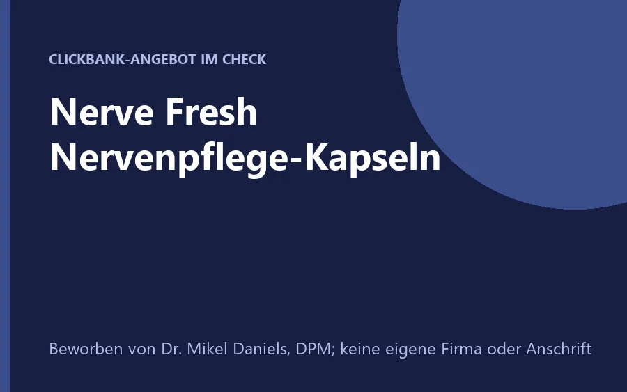 Produktbild der Nerve Fresh Nervenpflege-Kapseln