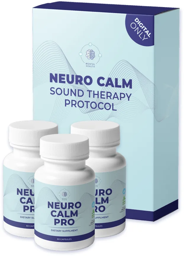 Flasche des Nahrungsergänzungsmittels Neuro Calm Pro