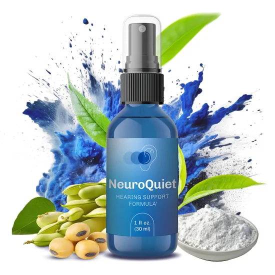 Flasche des Hörspray-Produkts NeuroQuiet