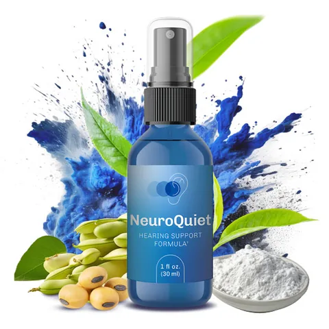 Flasche des Hörspray-Produkts NeuroQuiet