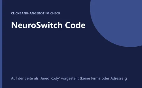 Produktbild NeuroSwitch Code